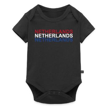 Pays-Bas - Body à manches courtes Premium Bébé - noir - Devant