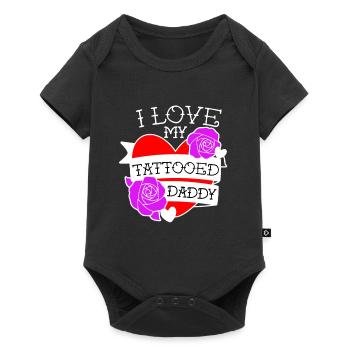 I Love My Daddy - Baby Premium short-sleeve bodysuit - black - Front