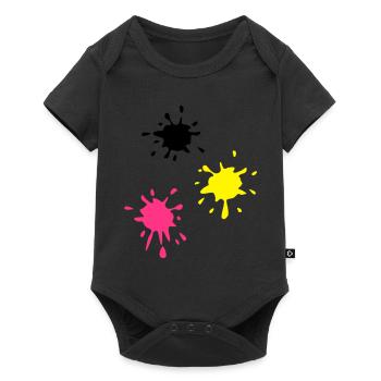art, artiste, peinture - Body à manches courtes Premium Bébé - noir - Devant
