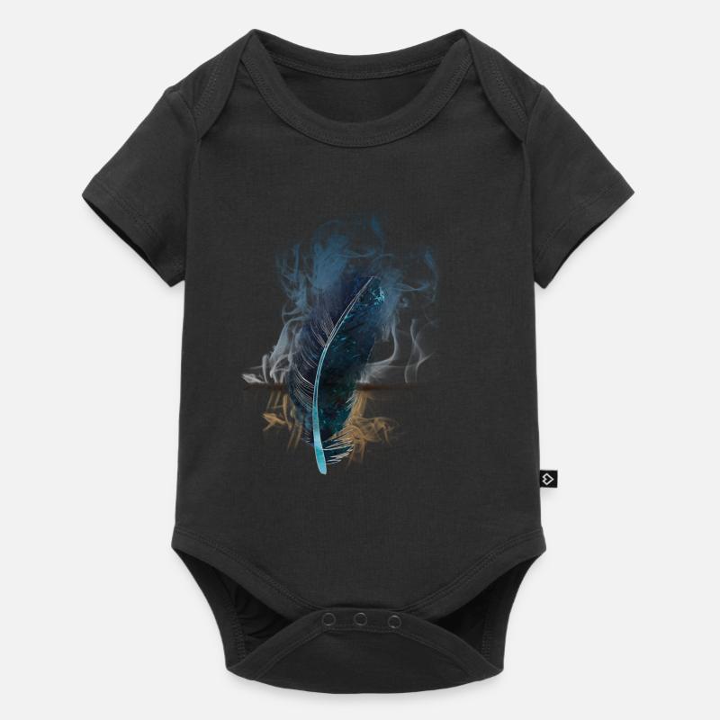 spring - Baby Premium short-sleeve bodysuit - black