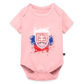 Slovenia EU - Baby Premium short-sleeve bodysuit - rose - Front