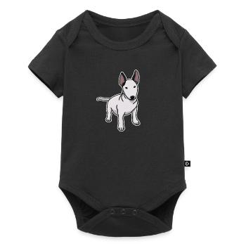Bull Terrier, Dog, , Dog Owner, Comic - Baby Premium short-sleeve bodysuit - black - Front