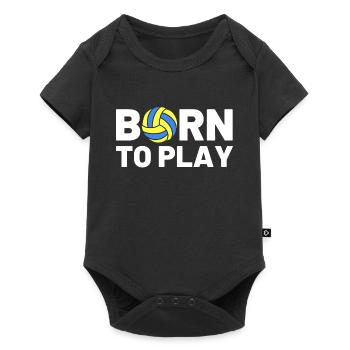 volleyball - Baby Premium short-sleeve bodysuit - black - Front