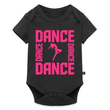 Dance - Baby Premium Kurzarmbody - Schwarz - Vorne