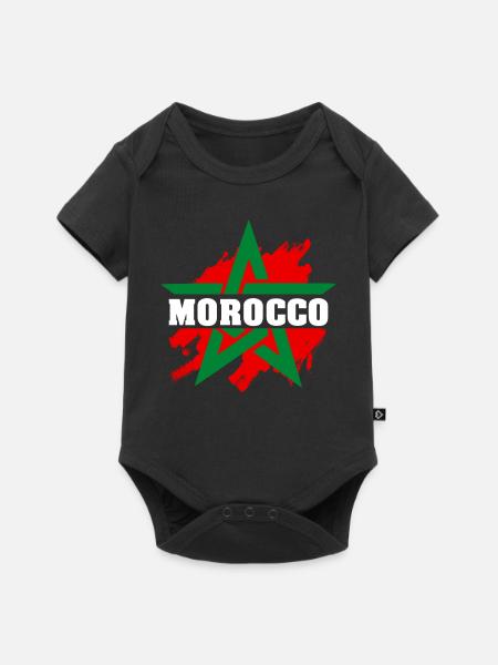 Maroc - Body à manches courtes Premium Bébé - noir
