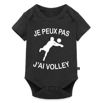 Je Peux Pas J'ai Volley - Body à manches courtes Premium Bébé - noir - Devant