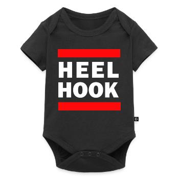 Brazilian Jiu-Jitsu Heel Hook BJJ - Baby Premium short-sleeve bodysuit - black - Front