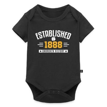 Est. 1888 - Unbroken History - Baby Premium short-sleeve bodysuit - black - Front