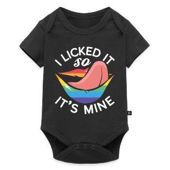 LGBTQ Gay Lesbienne Sexe Soutien - Body à manches courtes Premium Bébé - noir - Devant