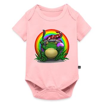 Magical frog - Baby Premium short-sleeve bodysuit - rose - Front