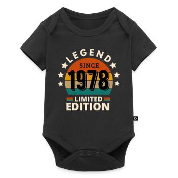 LEGEND 1978, VINTAGE 1978 - Baby Premium short-sleeve bodysuit - black - Front