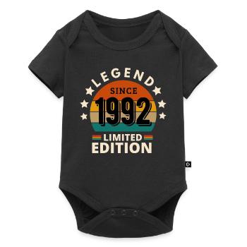 LÉGENDE 1992, MILLÉSIME 1992 - Body à manches courtes Premium Bébé - noir - Devant