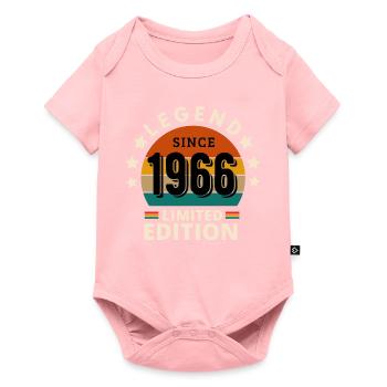 LÉGENDE 1966, MILLÉSIME 1966 - Body à manches courtes Premium Bébé - rose - Devant
