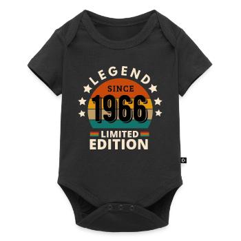 LEGEND 1966, VINTAGE 1966 - Baby Premium short-sleeve bodysuit - black - Front