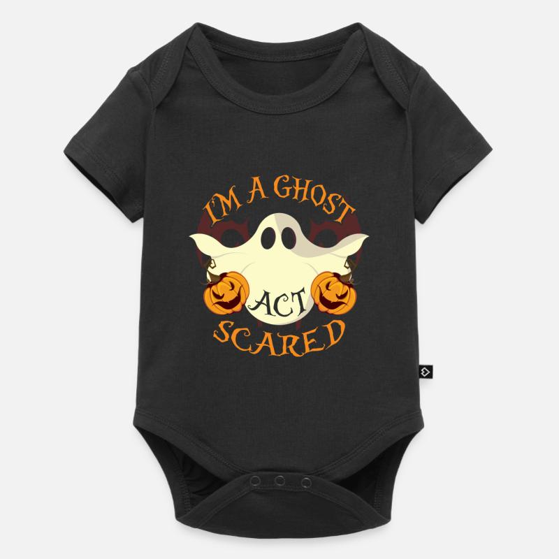 I'm A Ghost Act Scared - Baby Premium short-sleeve bodysuit - black
