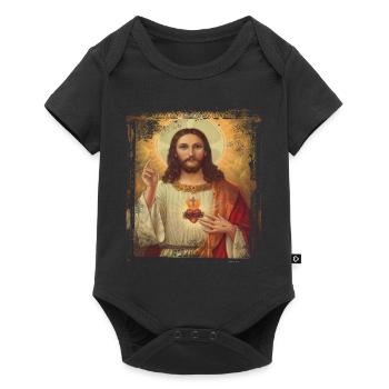 Savior - Baby Premium short-sleeve bodysuit - black - Front