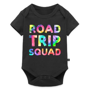 Road trip Voyage en groupe Vacances en voiture en famille - Body à manches courtes Premium Bébé - noir - Devant