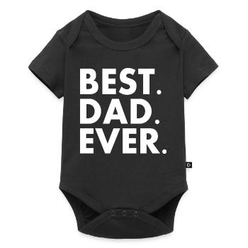 Best dad ever - Body à manches courtes Premium Bébé - noir - Devant