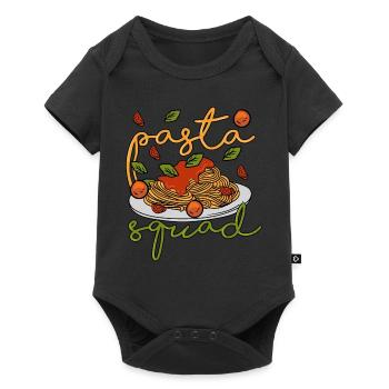 Pasta Squad Spaghetti Ironic Dicton Cuisine - Body à manches courtes Premium Bébé - noir - Devant