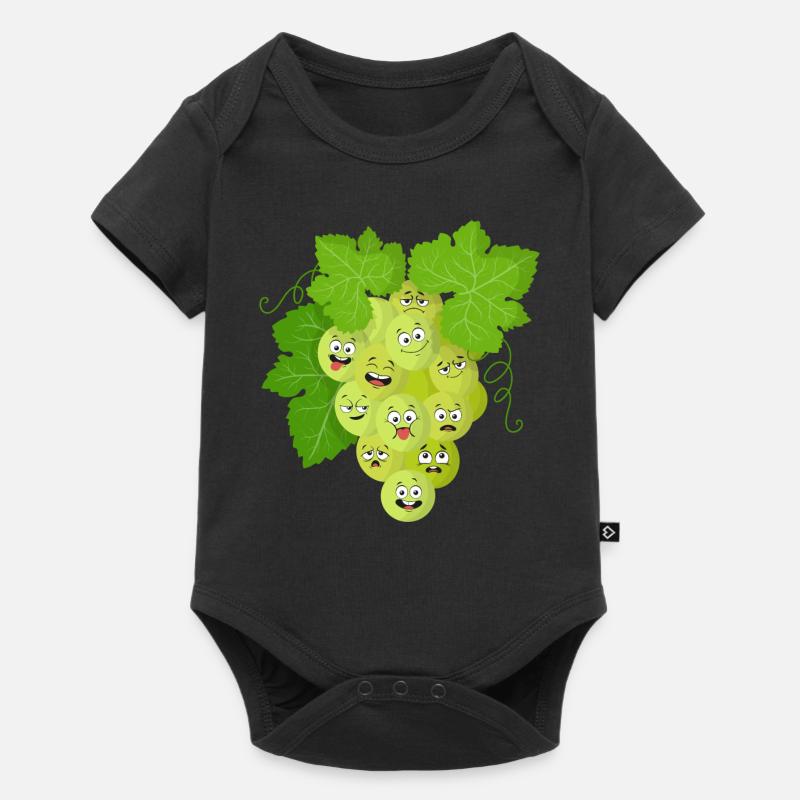 Raisin - Body à manches courtes Premium Bébé - noir