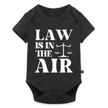 LAW IS THE AIR - JUSTICE - Body à manches courtes Premium Bébé - noir - Devant