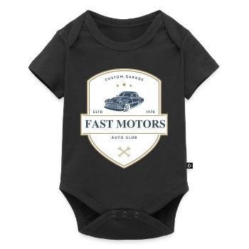 Fast Motors - Baby Premium short-sleeve bodysuit - black - Front