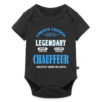 CHAUFFEUR - Body à manches courtes Premium Bébé - noir - Devant