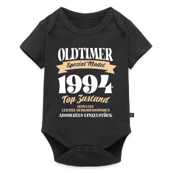 Oldtimer Spezial Model Gepflegt Top Jahrgang 1994 - Baby Premium Kurzarmbody - Schwarz - Vorne