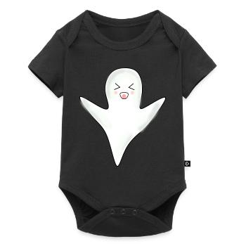 Kawaii Ghost Ghosts Halloween Halloween Costume - Baby Premium short-sleeve bodysuit - black - Front