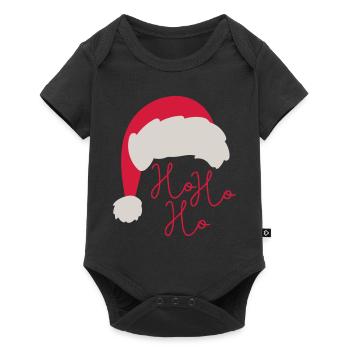 Ho Ho Ho - Baby Premium Kurzarmbody - Schwarz - Vorne
