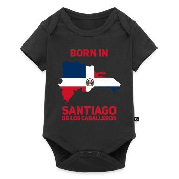 République dominicaine - Body à manches courtes Premium Bébé - noir - Devant