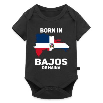 République dominicaine - Body à manches courtes Premium Bébé - noir - Devant