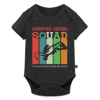 Crested Geckos Funny Saying Reptiles Lizard - Baby Premium short-sleeve bodysuit - black - Front