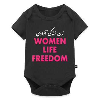 Women life freedom - Body à manches courtes Premium Bébé - noir - Devant