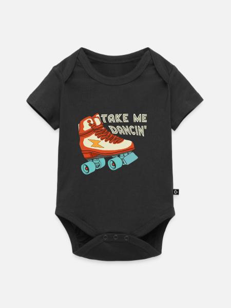 Inline Skater - Baby Premium Kurzarmbody - Schwarz