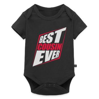 best cousin ever quote - Baby Premium short-sleeve bodysuit - black - Front