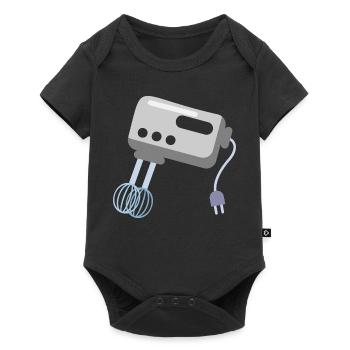 Fouet électrique Appareil de cuisine - Body à manches courtes Premium Bébé - noir - Devant