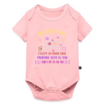 Joueur fantôme en ligne - Body à manches courtes Premium Bébé - rose - Devant