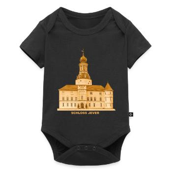 Jever Schloss Friesland Niedersachsen Nordsee - Baby Premium Kurzarmbody - Schwarz - Vorne