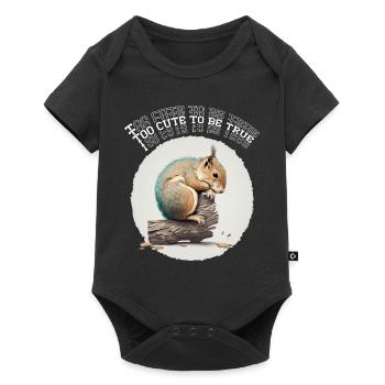 Trop mignon pour être vrai - Body à manches courtes Premium Bébé - noir - Devant