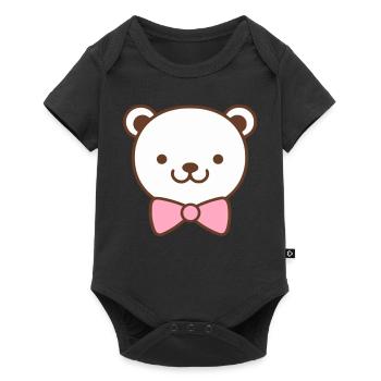 Cute Teddy Bear Teddy Bear - Baby Premium short-sleeve bodysuit - black - Front