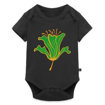 Florist Flower Plant Nature Gardener - Baby Premium short-sleeve bodysuit - black - Front