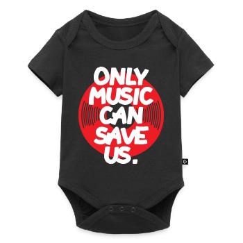 Only Music - Baby Premium short-sleeve bodysuit - black - Front