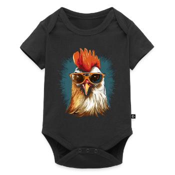 Hahn Sunglasses - Baby Premium short-sleeve bodysuit - black - Front