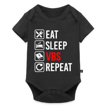 Eat Sleep Vbs Repeat - Baby Premium short-sleeve bodysuit - black - Front