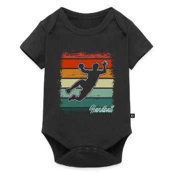 Handballeur Handballeur - Body à manches courtes Premium Bébé - noir - Devant