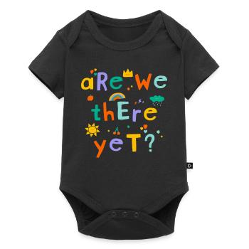 Y sommes-nous déjà? - Body à manches courtes Premium Bébé - noir - Devant