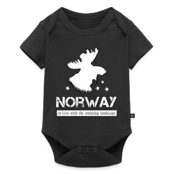 Norvège Norvège - Body à manches courtes Premium Bébé - noir - Devant
