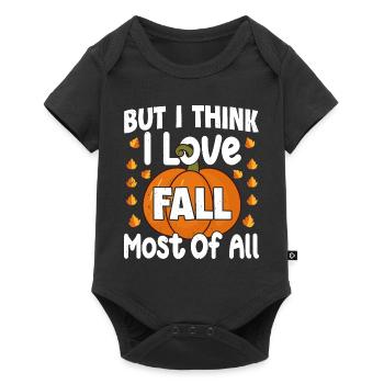 Autumn - Baby Premium short-sleeve bodysuit - black - Front
