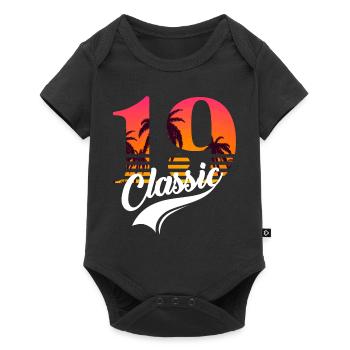 Vintage 1919-19th Anniversary - Baby Premium short-sleeve bodysuit - black - Front